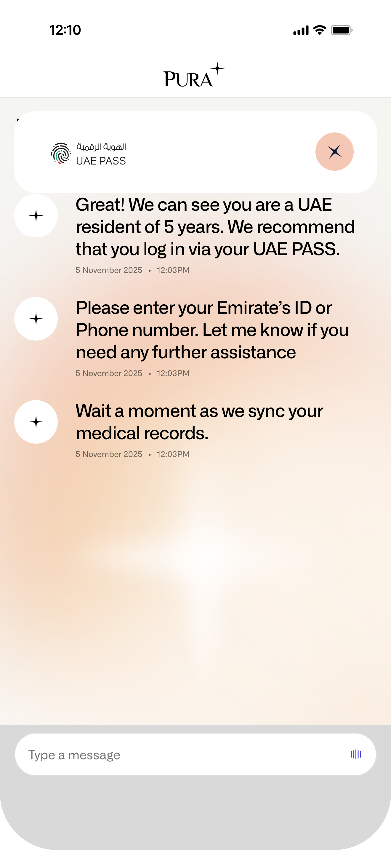 UAE PASS Modal — Loading 3